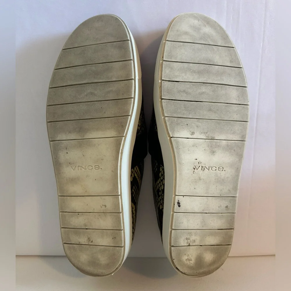 VINCE Blair Snake Print Slip-On Sneakers Women’s 8.5 - Picture 5 of 6